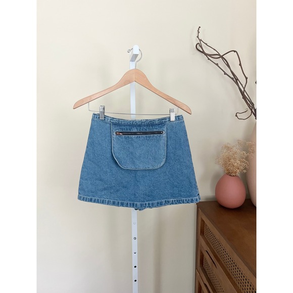 Vintage Pants - Vintage Y2K 90s Canyon River Blues Denim Skort